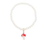 Holibanna Pearl Bead Bracelet Minimalist Elegant Plastic Lightweight Skin Friendly for Wife and Friends Daily Life Bridal Party Valentine's Day Mother's Day