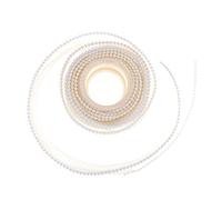 Holibanna Pearl Trim Gauze Ribbon Yards Sheer Chiffon Ribbon for DIY Gift Box Wrapping and Flower Bouquet Packaging Lightweight Eco Friendly Craft Material Yellow