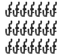 Holibanna Peg Board Hooks J Shape Plastic Pegboard Organizer Accessories 50Pcs Hanging Display Hooks for DIY Garage Storage 2X1.4X0.2 Inch