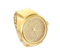 Holibanna Personality Quartz Glitter Ring Watch Simple Design for Men and Women Finger Watch Ring Practical Use Suitable for Matching Outfits