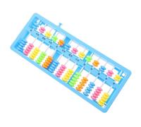 Holibanna Plastic Abacus Calculating Tool with Reset Button for Math Learning Colorful Counting Aid Enhancing Arithmetic Skills and Brain Activity