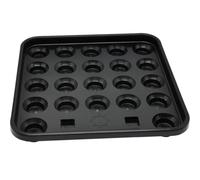 Holibanna Plastic Pool Ball Tray for Billiard Balls, Black Storage Holder