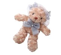 Holibanna Plush Bear Shoulder Bag Cross Body Bag Chain for Daily Use Made of Soft Plush Material Lightweight and Comfortable to Carry for Students and Fashion Enthusiasts