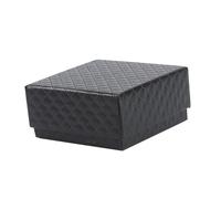 Holibanna Pocket Watch Storage Box Black Paper Case with Removable Pillow and Ultra-soft Cushion for Watches and Jewels, Fits Most Sizes and Styles, Extra Protection for Personal Use