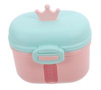 Holibanna Portable Milk Powder Dispenser Box with Spoon Leak Formula Storage Case Compact Travel Formula Container for Accurate Scooping and Clean Food Protection