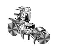 Holibanna Portable Mobile Game Triggers for Rs with Silicone Non-slip Pads Transparent Controllers Precise Shooting Accessories for Fps Games Compatible with Smartphone Gaming