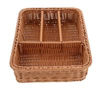 Holibanna Pp Cutlery Compartment Silverware for Storage Basket