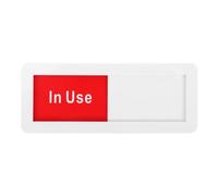 Holibanna Privacy Indicator Sliding Door Sign for Office Bathroom Meeting In Use Status Display Board for Efficient Usage and Clear Communication
