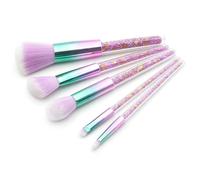 Holibanna Professional Makeup Brush Set for Women 5 Pcs with Dense Bristles and Artificial Fiber Handles, Safe for Washing Cosmetics Brush Kit for Everyday Makeup