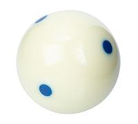 Holibanna Professional Resin Billiard Cue Ball 5.72cm Large White Pool Ball with Six Dots Roundness for Training Aid Suitable for Game Rooms and Bars