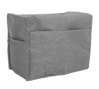 Holibanna Protective Sewing Machine Cover Universal Fit with Storage Pockets Made of Sturdy Oxford Cloth, Foldable Dust Cover in Grey for Small Appliances Suitable for Home Sewing Machines