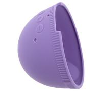 Holibanna protective silicone speaker case speaker silicone shell Full Body Compatible for Echo Pop Smart Speaker Precisely Cut Travel Purple