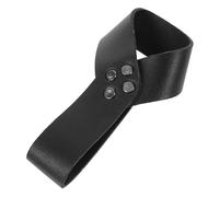 Holibanna PU Leather Sword Frog Holder for Medieval and Renaissance Swords Sturdy and Reusable for Cosplay Halloween Knight and Viking Costumes