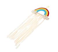 Holibanna Rainbow Hair Clips Organizer Wall Hanging Decor for Hair Bow and Barrette Holder Storage Belt for Door Wall Tidy Display for Hairpins Headbands and Accessories