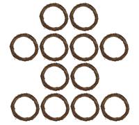 Holibanna Rattan Wreath Ring DIY Florist Vine Branches 10CM 10PCS