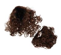 Holibanna Realistic Jesus Wig and Beard Set for Men, Easy to Use with Secure Fit, Made from K Wire and P Wire, Full Layered Look for Church Theatrical Plays and Cosplay Costume Activities