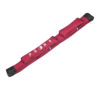 Holibanna Red Canvas Single Layer Sword Carrying Bag with Rainproof Protective Effect and Small Accessory Pocket for Martial Arts Taichi Sword Storage and Transport