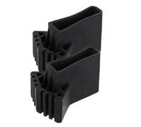 Holibanna Replacement Ladder Feet Covers Non-Slip Ladder Leg Pads Anti-Skid Plastic Foot Cushions for Extension Black 2pcs