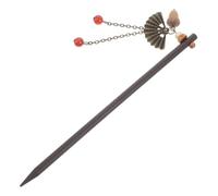 Holibanna Retro Fan Design Long Tassel Hairpin for Wedding Vintage Chinese Hair Accessories