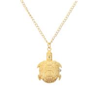Holibanna Retro Tortoise Pocket Watch Vintage Quartz Watch Metal Chain Tortoise Shape Fashi