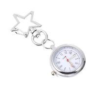 Holibanna Retro Women's Watch Pocket Watch Key Buckle for Nurses Doctors Case Luminous Dial Star Clasp
