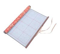 Holibanna Reusable Chinese Writing Practice Water Cloth Calligraphy Cloth Brocade Vintage Red Easy to Store Compact Mat for Those Who like Calligraphy Drawing