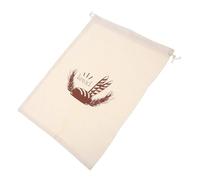 Holibanna Reusable Large Bread Bag with Drawstring Closure Washable Loaf Bag for Homemade Baking for Toast Cookies and Baked Goods Pattern