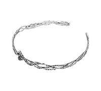 Holibanna Rhinestone Bridal Crown Headband for Women Lightweight Silver Medieval Queen Tiara with Sparkling Rhinestones for Weddings Renaissance Cosplay and Goddess Costume Accessories