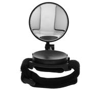 Holibanna Rotatable Bicycle Rear View Wrist Guard Mirror for Cycling Safety with Simple Installation, Black Abs and Acrylic Material, for Mountain Bike Riding Outdoors