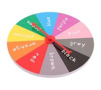 Holibanna Rotatable Prize Wheel 20Cm with 12 Red Pointers Wall-Mounted DIY Lottery Turntable for Party Games and Educational Activities