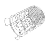 Holibanna Rotating Stainless Steel Utensil Holder with Removable Divider Compact Kitchen Cutlery Stand for Forks Spoons Chopsticks Storage and Easy Access Spaces