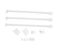 Holibanna Rv Awning Shelf Bracket System with Supports Wire Clips End Brackets Versatile Shelving for Cable Management Trailers Campers