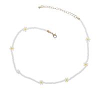 Holibanna Seed Bead Choker Necklace Tiny Beaded Choker Boho Colorful Necklace Chain Jewelry for Women and Girls Adjustable