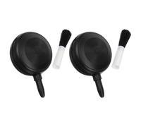 Holibanna sensor cleaning kit Cleaning Air Blowers Dust Blasters Air Dust Blower and Brush, 2pcs Black Plastic for camera lenses and computers, dust and debris removal, on-the-go cleaning