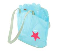 Holibanna Shell Beach Bag Beach Tote Clear Shoulder Bag Blue Pvc