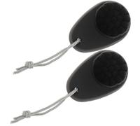 Holibanna Silicone Double-Sided Facial Cleansing Brush 2-Pack Portable Face Scrubber for Home Use and Gift Giving