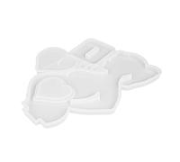 Holibanna Silicone Mold for Photo Frame Making DIY Photo Frame Mold Creative Romantic Heart Shape Simple Application Not Easy to Tear White for Craft Projects