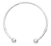 Holibanna Silver Bangle Open Style Bangle Bracelet Adjustable Link Chain Bangle Jewelry Sterling Bracelet for Women