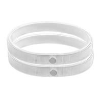 Holibanna Silver Sleeve Garters for Men Elastic Arm Bands Anti-Slip Shirt Sleeve Holders Durable Metal Armbands for Wedding or Formal Events