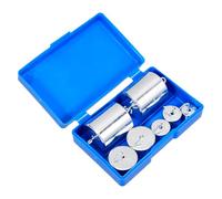 Holibanna Slotted Metal Weights Set with Hanger for Laboratory Experiments, Physics Teaching Slotted Mass Kit (10g×1, 20g×2, 50g×2, 200g×2) for Science Labs and Calibration