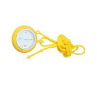 Holibanna Small Cute Round Silicone Nurse Watch with Random Dial Neck Hanging Timepiece for Nurses and Medical Professionals Yellow