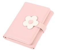 Holibanna Small Flower Wallet for Women PU Leather Card Holder Lightweight Cute Coin Purse Stylish Multi-Card Slots for Girls and Women Practical Floral Design for Everyday Use