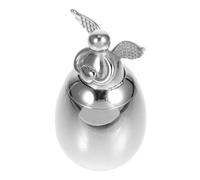 Holibanna Small Stainless Steel Pet Ashes Urn Compact Keepsake Jar for Dogs Cats Sealed Memorial Container Honor Your Beloved Pet Remains for Home Travel