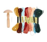 Holibanna Solid Wooden Darning Mushroom Tool with Comfortable Grip and Plastic Material for Sewing Project Kits, for Darning Sleeves and Patching Clothes at Home