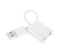 Holibanna Sound Card Gaming Sound Card USB Audio Interface Microphone Converter for PC Headset Adapter for Live Streaming and Gaming
