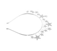 Holibanna Sparkling Star Party Headband Rhinestone Star Hairband for Women Glitter Headwear Accessory for Wedding and Events