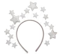 Holibanna Sparkly Star Headband for Women Lightweight Holiday Hair Accessories Handcrafted Glitter Party Hair Hoop for Christmas Birthday Festival Celebration