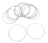 Holibanna Stackable Alloy Bangle Bracelet Set 12Pcs Multi Layer Bracelets for Women Vintage Parties and Everyday Wear