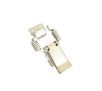 Holibanna Stainless Steel Electric Cabinet Hasp Durable Spring Lock Catch for Toolbox Industrial Equipment Home Office Cabinets Easy to Install Multi Purpose Metal Buckle