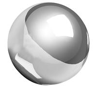 Holibanna Stainless Steel Polished Decorative Gazing Ball Sphere Lightweight Multi-purpose Outdoor Garden Mirror Ball Ornament Reflective Surface for Photography Prop